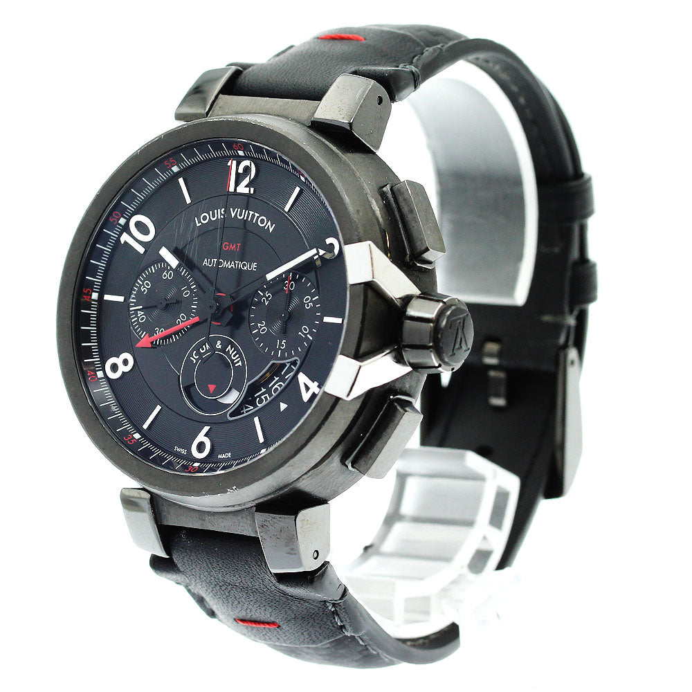 LOUIS VUITTON Tambour Evolution Q10580 GMT Automatic Men's Watch_878116