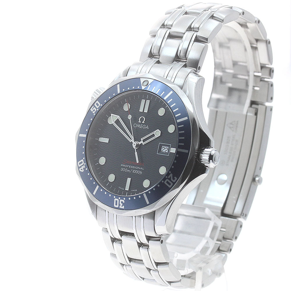 OMEGA Seamaster300 Professional 2221.80 Date Navy Dial Quartz Men's Watch_878132