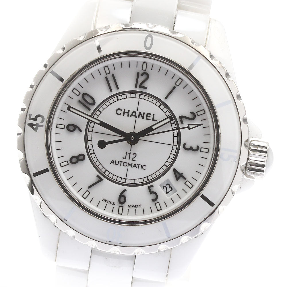 CHANEL J12 H0970 White Ceramic white Dial Automatic Men's Watch_878135