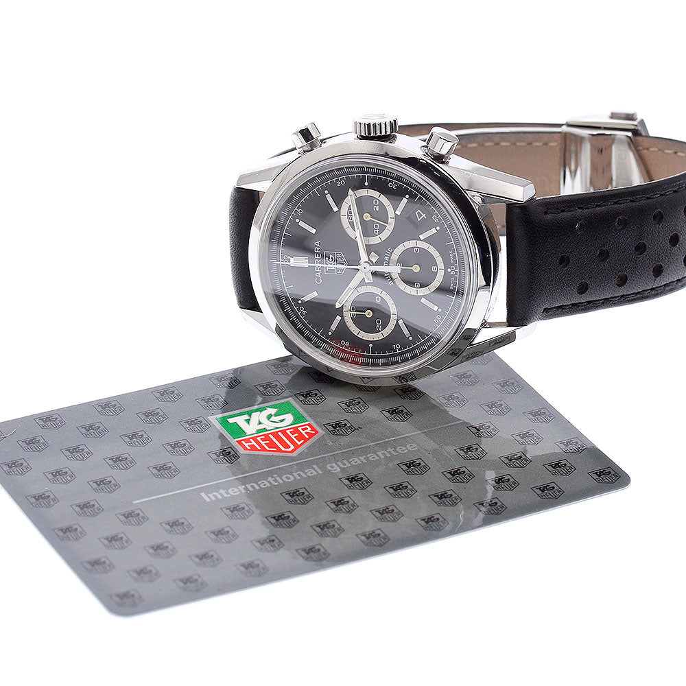 TAG HEUER Carrera CV2113-0 Date Chronograph black Dial Automatic Men's_878152