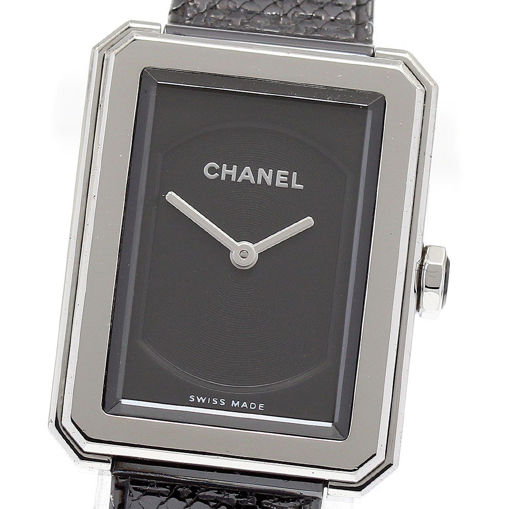 CHANEL Boyfriend tweed H5317 black Dial Quartz Ladies Watch_878157