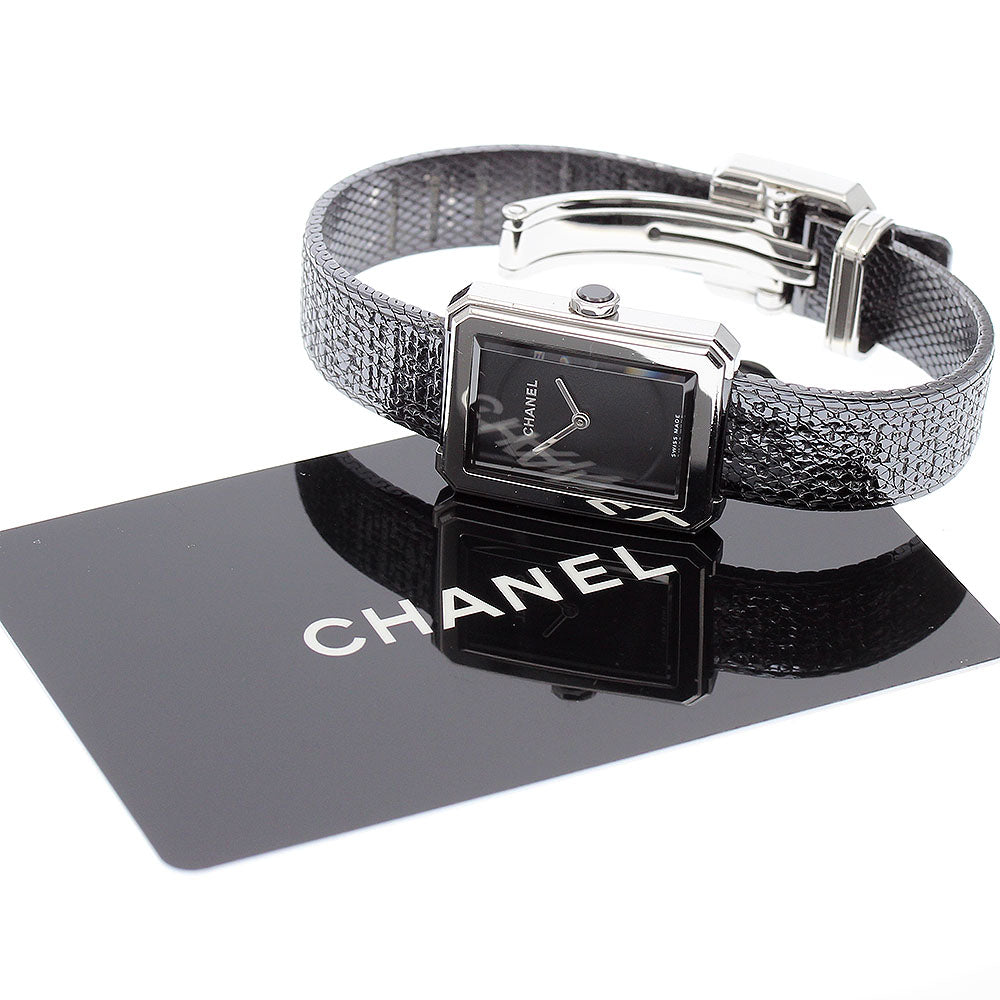 CHANEL Boyfriend tweed H5317 black Dial Quartz Ladies Watch_878157
