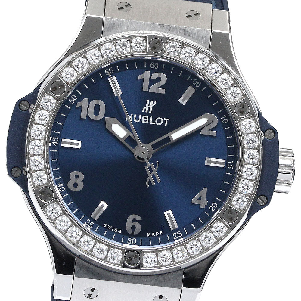 HUBLOT Big bang steel blue 361.SX.7170.LR.1204 Diamond Bezel Quartz Boy's_878182
