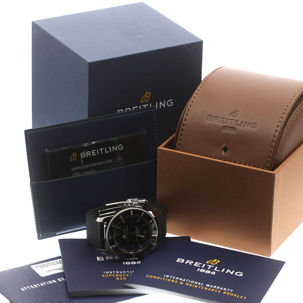 BREITLING Super Ocean Heritage II B20 AB2010 Black Dial Automatic Men's _878187