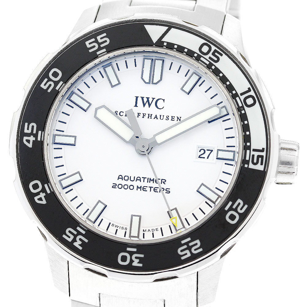 IWC SCHAFFHAUSEN Aqua timer IW356809 Date white Dial Automatic Men's_878203