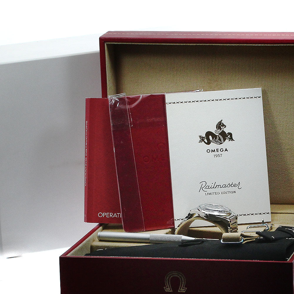 OMEGA 1957 Trilogy Railmaster 220.10.38.20.01.002 Automatic Men's Watch_878206