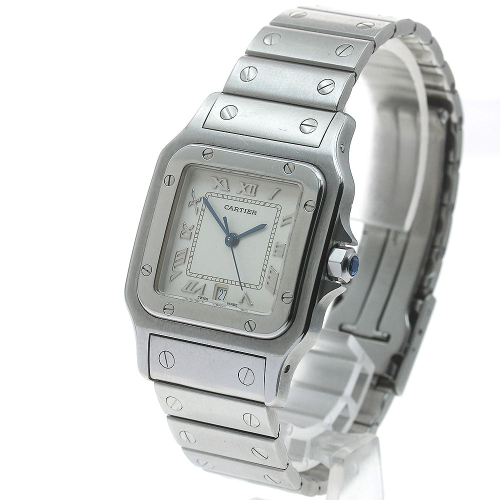 CARTIER Santos GalbeeLM W20025D6 Beige Dial Quartz Men's Watch_878212
