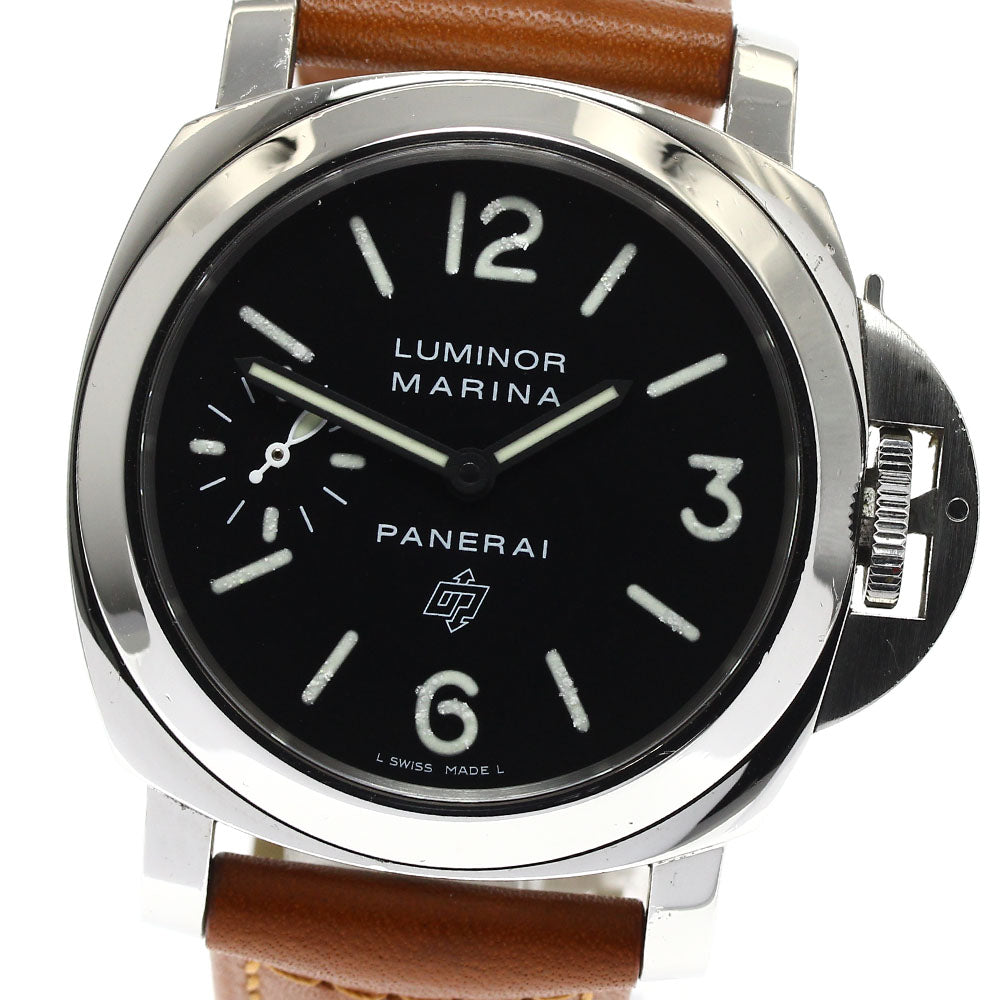 PANERAI Luminor Marina PAM00005 black Dial Hand Winding Men's Watch_878217