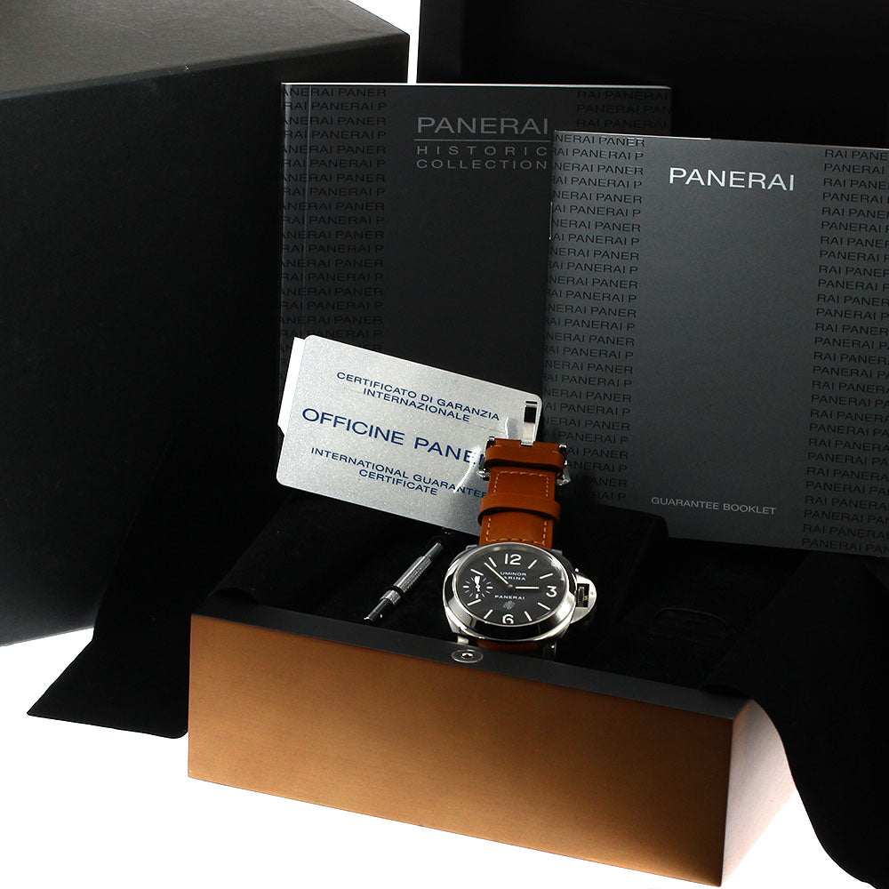 PANERAI Luminor Marina PAM00005 black Dial Hand Winding Men's Watch_878217