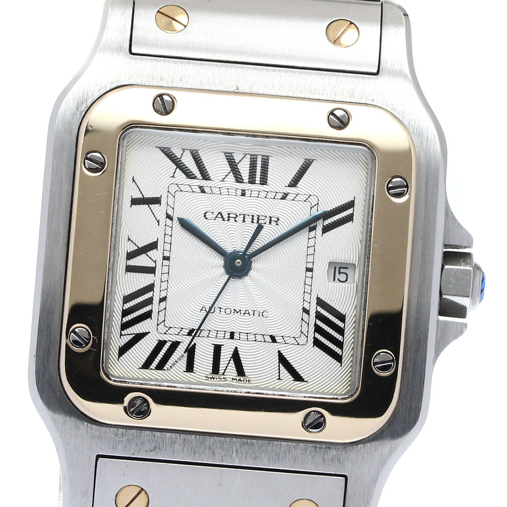 CARTIER Santos GalbeeLM W20058C4 YG2 tone Automatic Men's Watch_878238