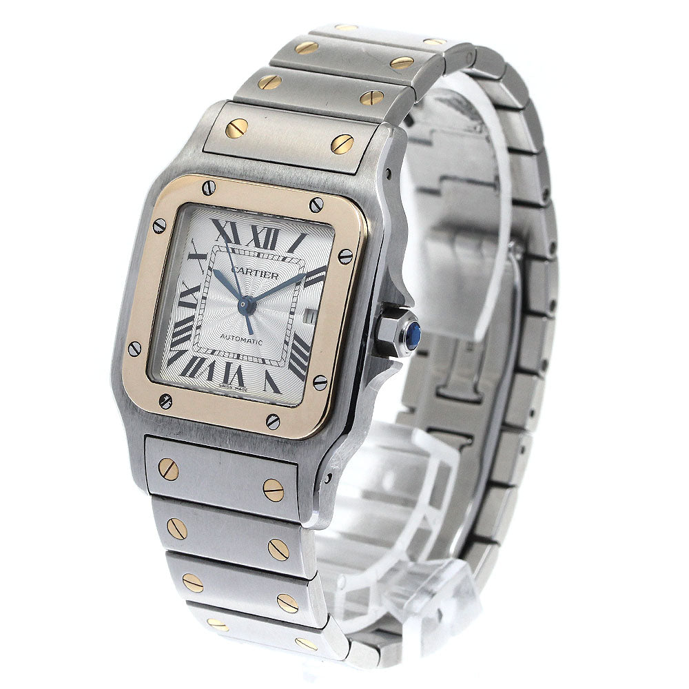 CARTIER Santos GalbeeLM W20058C4 YG2 tone Automatic Men's Watch_878238