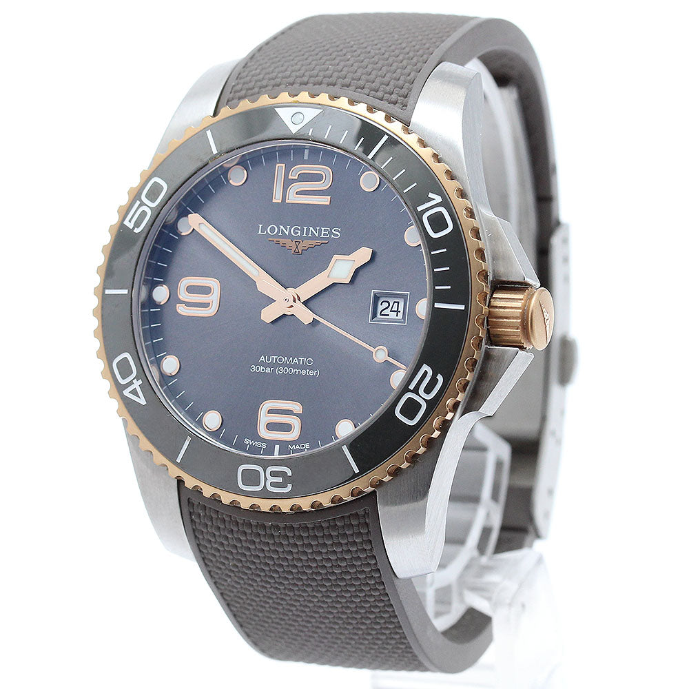 LONGINES Hydro Conquest L3.781.3 Date gray Dial Automatic Men's Watch_878255