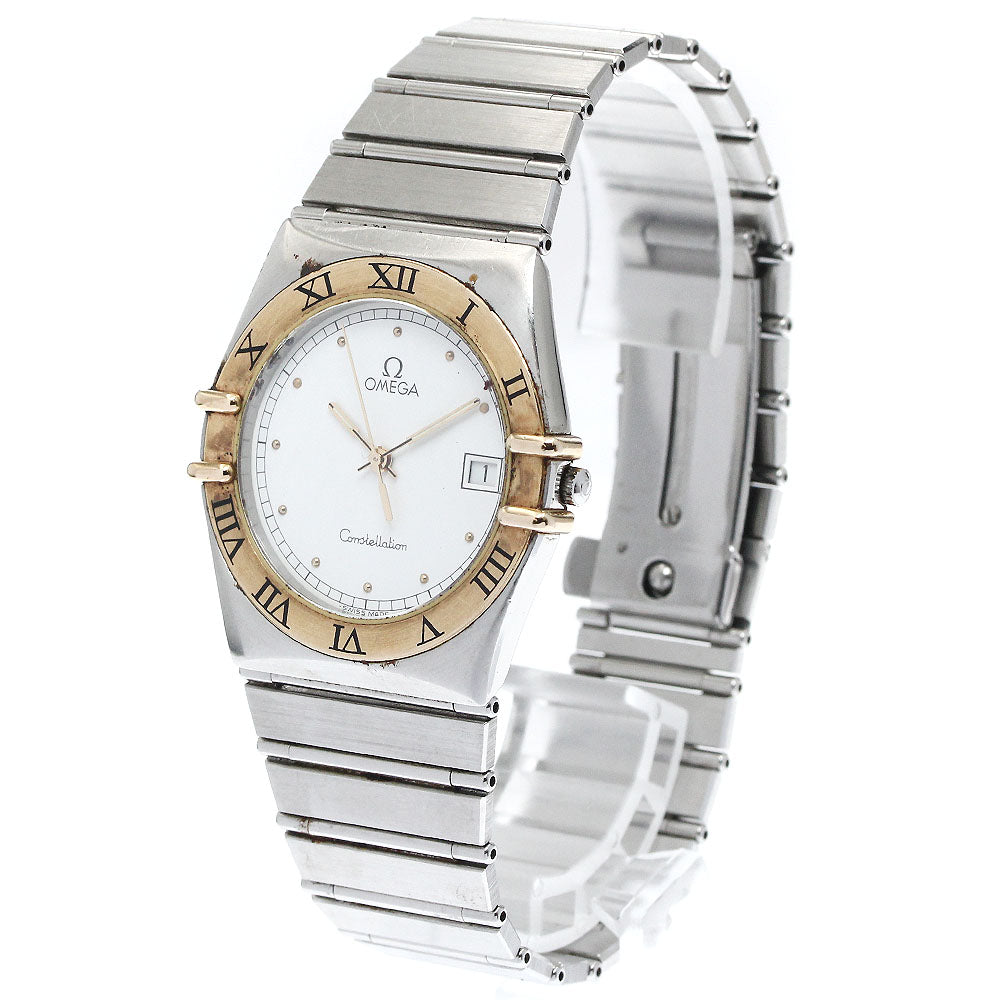 OMEGA Constellation Date white Dial Quartz Men's Watch_878260