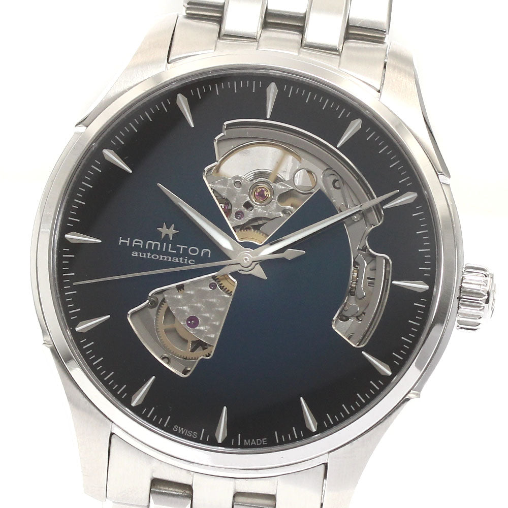 HAMILTON Jazz master H326750 Open heart blue Dial Automatic Men's Watch_878264