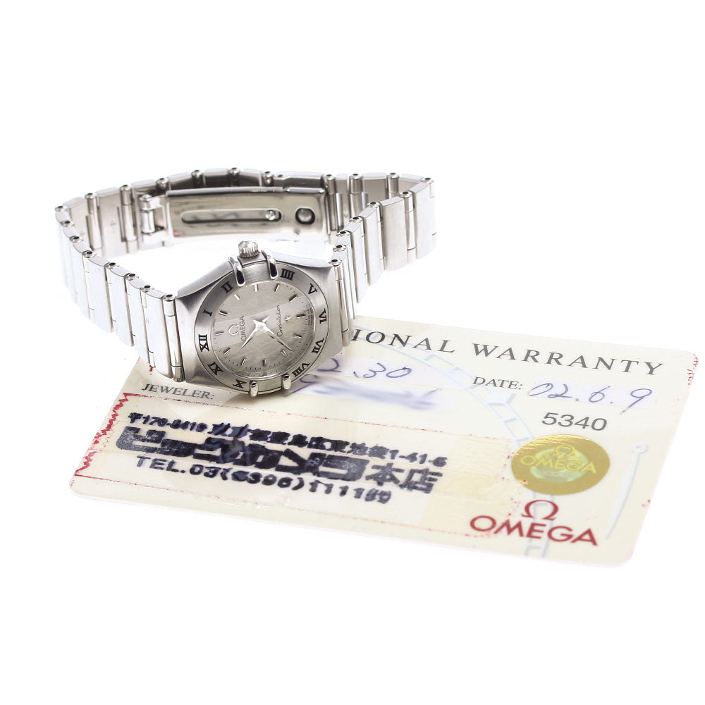 OMEGA Constellation Mini 1562.30 Silver Dial Quartz Ladies Watch_878268