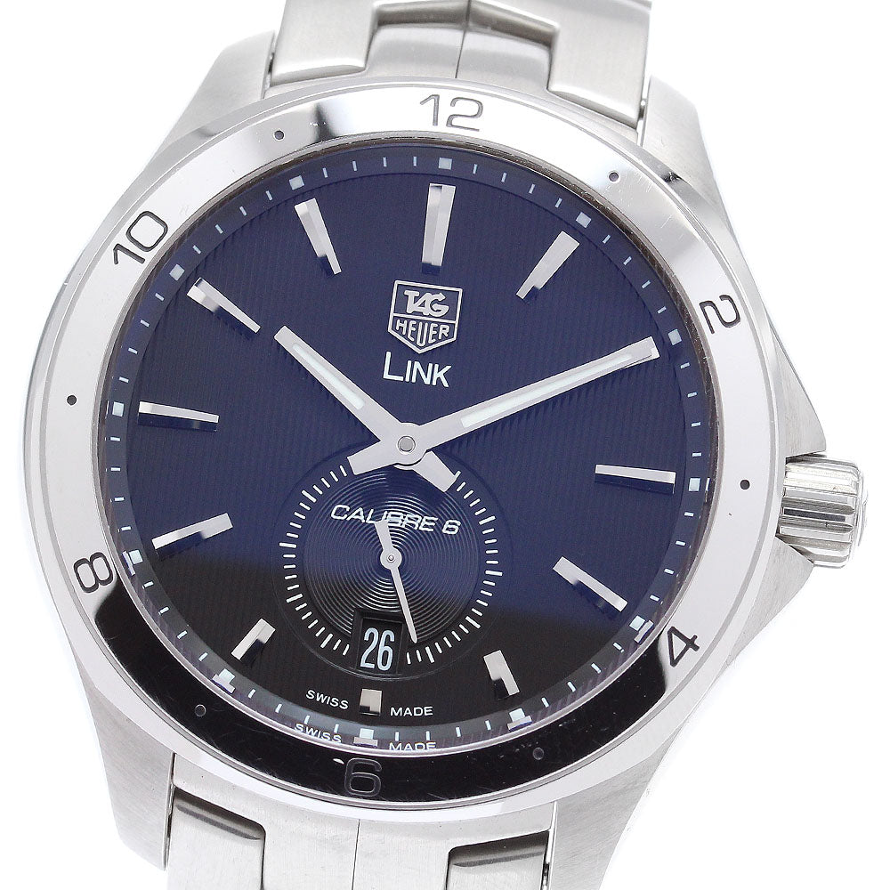TAG HEUER Link Caliber 6 WAT2110 Date Small Second Automatic Men's Watch_878274