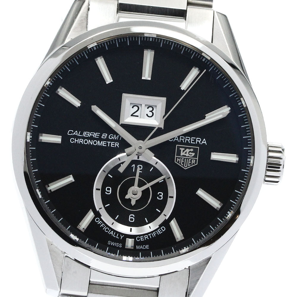 TAG HEUER Carrera WAR5010.BA0723 Grand Date GMT Caliber 8 Automatic Men's_878275