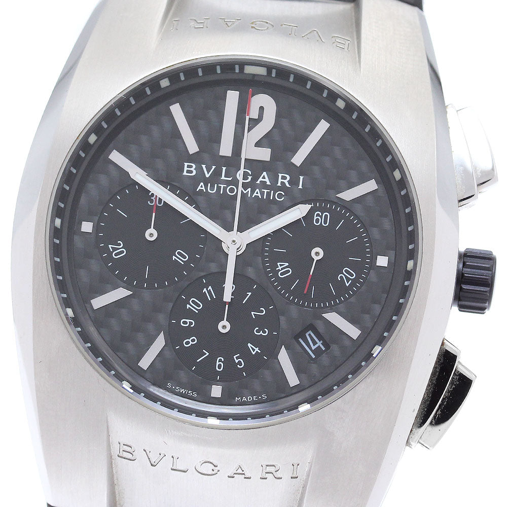 BVLGARI Elgon EG40SCH Chronograph black Dial Automatic Men's Watch_878276