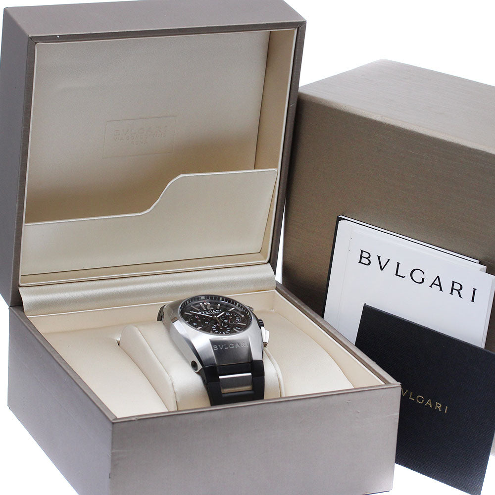 BVLGARI Elgon EG40SCH Chronograph black Dial Automatic Men's Watch_878276