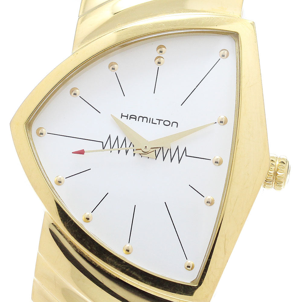 HAMILTON Ventura H243010 Silver Dial Quartz Men's Watch_878277