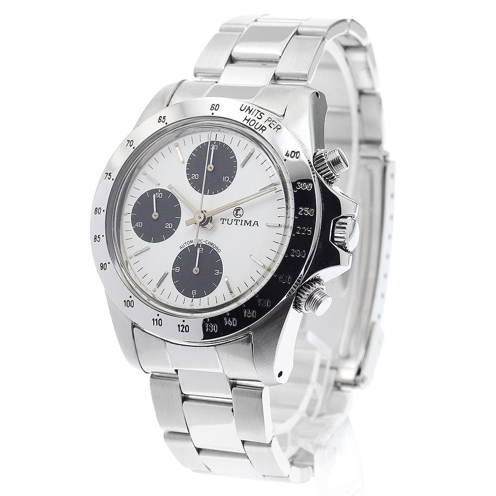 TUTIMA 793 Valjoux 7750 Chronograph white Dial Automatic Men's Watch_878278