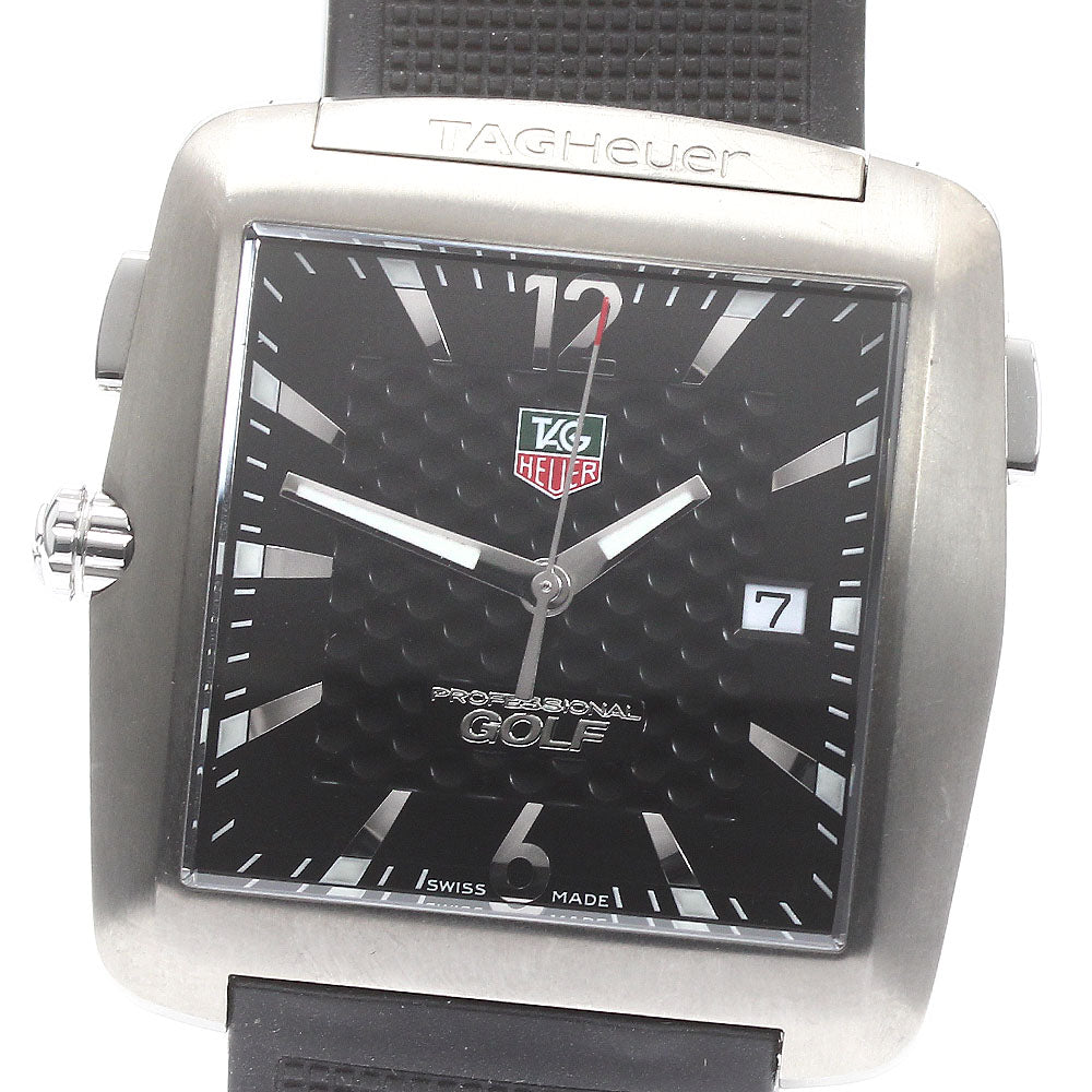 TAG HEUER Professional golf WAE1111-0 black Dial Quartz Men's Watch_878281