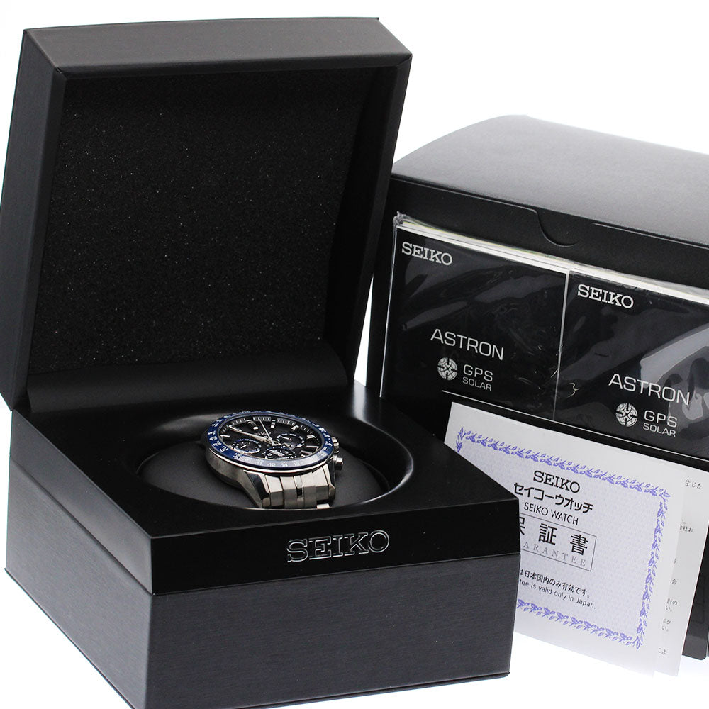 SEIKO Astron SBXC001/5X53-0AB0 GPS Solar Powered Radio Men's Watch_878288