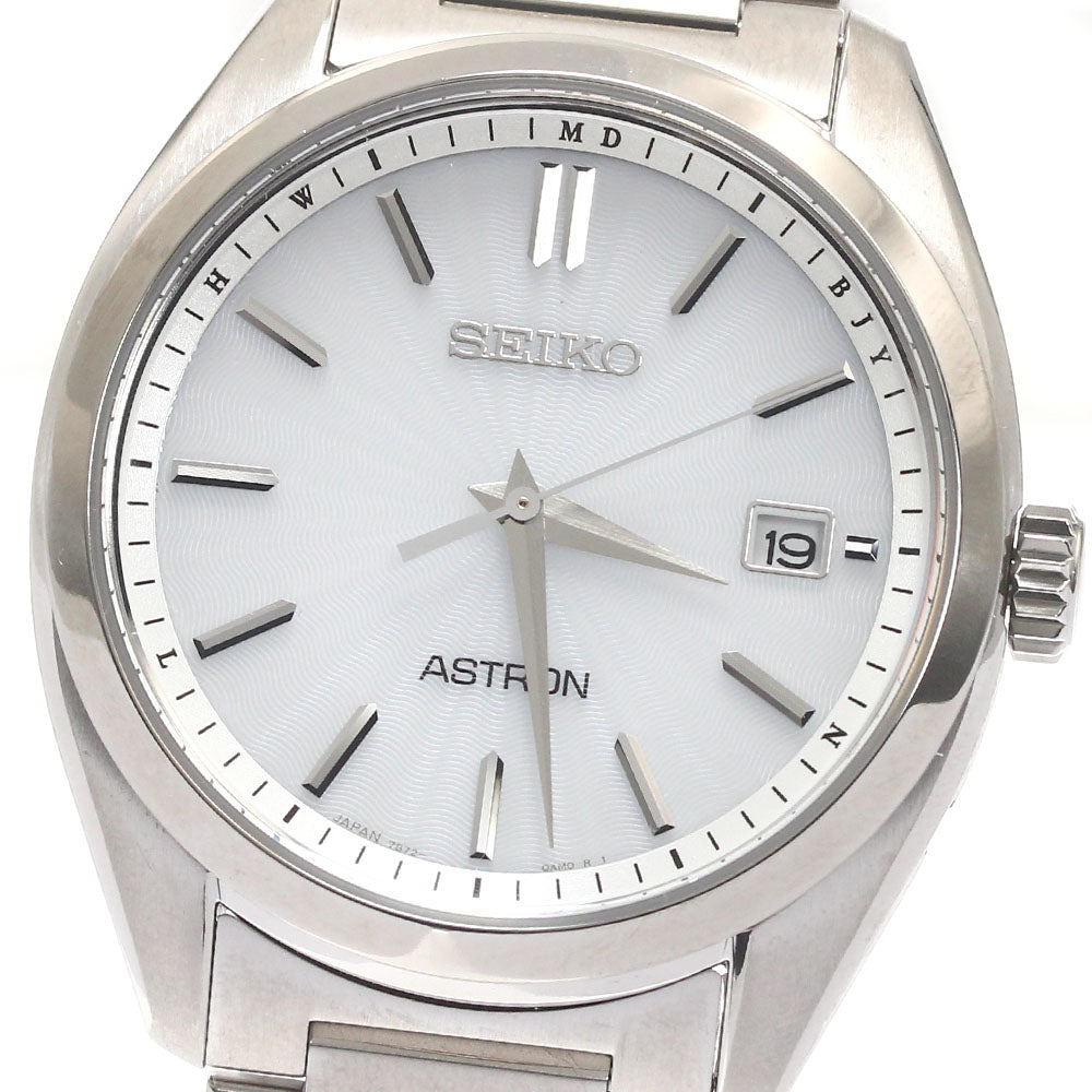 SEIKO Astron SBXY029/7B72-0AD0 Date Solar Powered Radio Men's Watch_878295