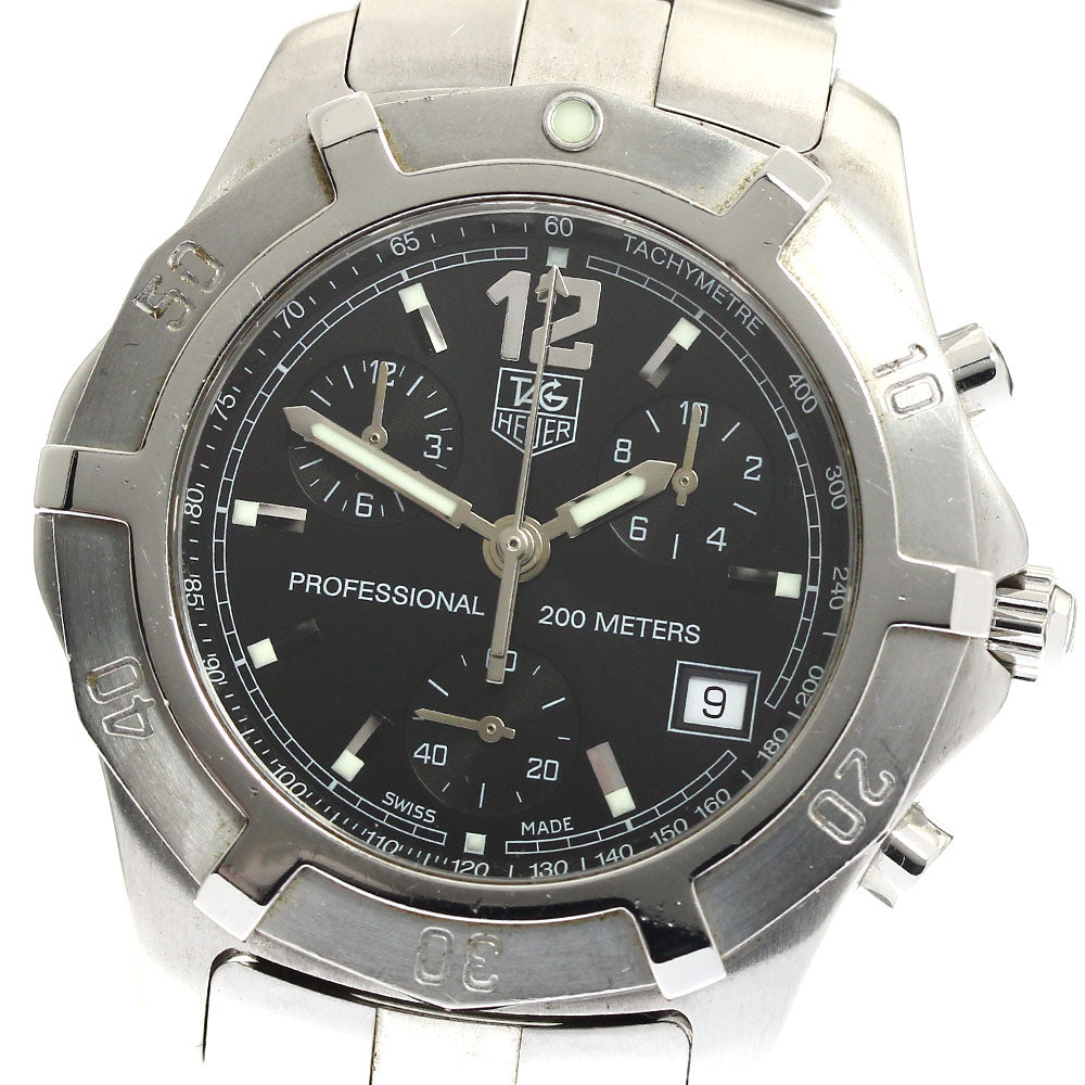 TAG HEUER Exclusive CN1110 Chronograph black Dial Quartz Men's Watch_878300