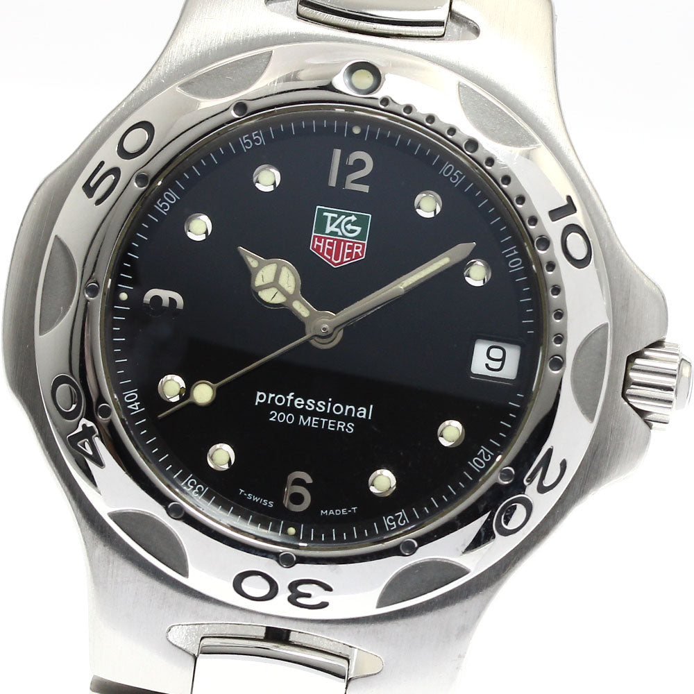 TAG HEUER Kylium WL1112 Date black Dial Quartz Men's Watch_878311