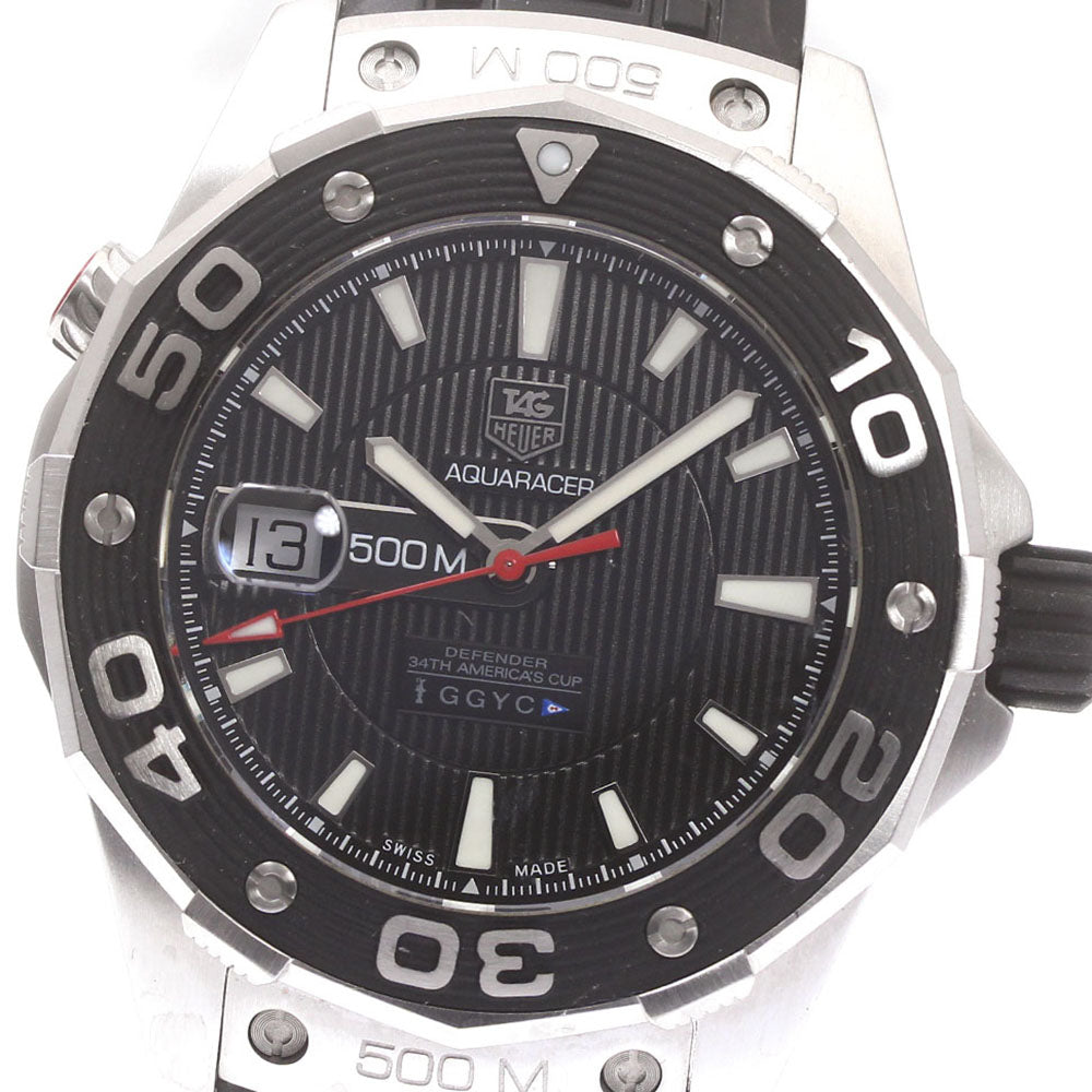 TAG HEUER Aqua racer WAJ2119 America's Cup Automatic Men's Watch_878312