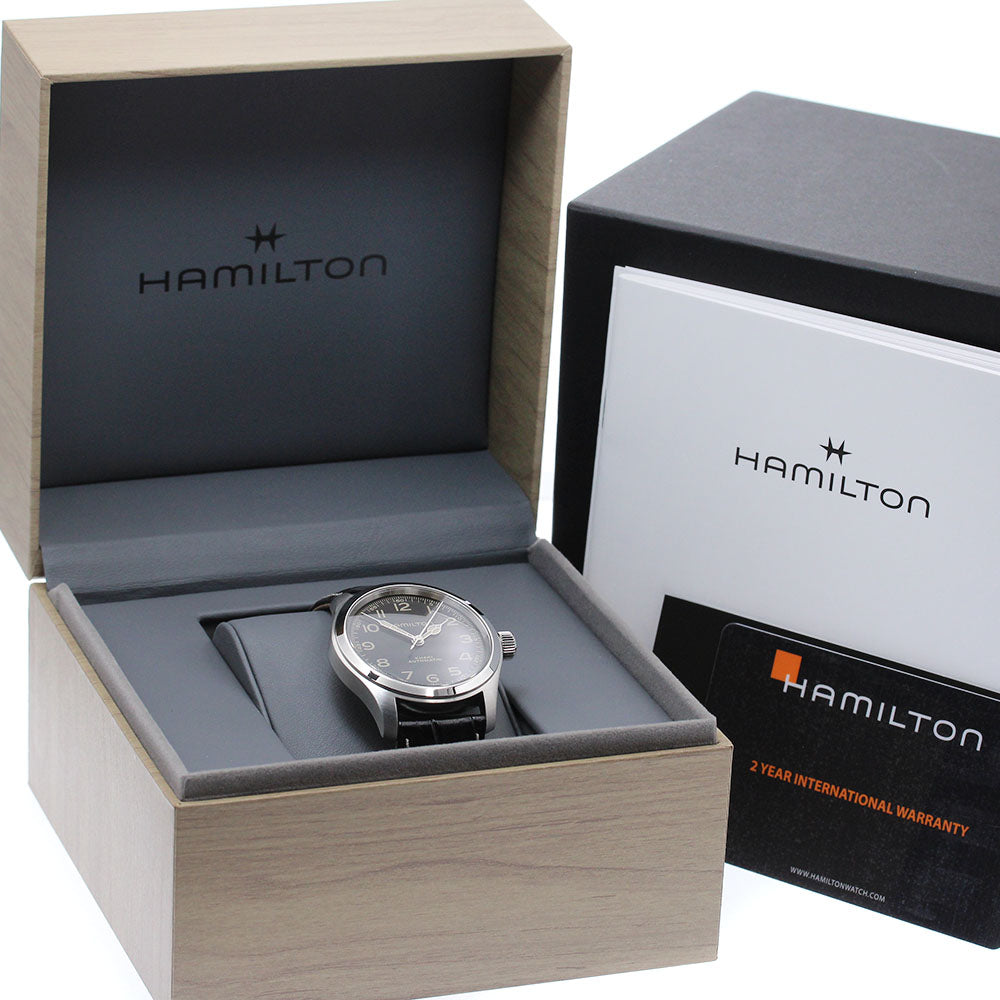 HAMILTON Khaki Field Murph H704050 Black Dial Automatic Men's Watch_878315