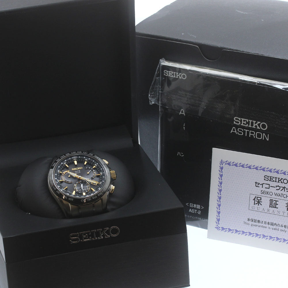 SEIKO Astron SBXB073/8X53-0AB0-2 Solar Powered Radio Men's Watch_878322