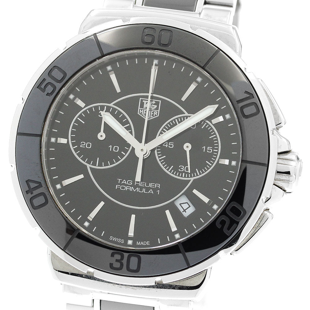 TAG HEUER Formula 1 CAH1210 Chronograph black Dial Quartz Men's Watch_878324
