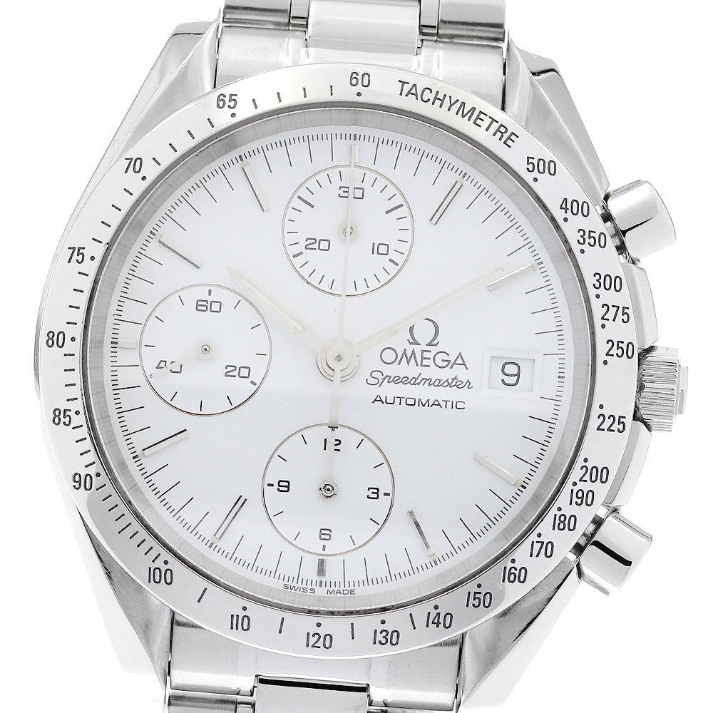 OMEGA Speedmaster 3511.20 Date Chronograph white Dial Automatic Men's_878336