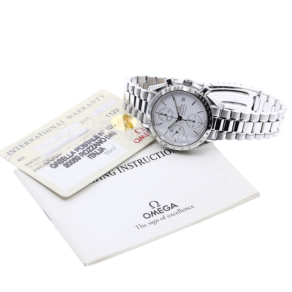 OMEGA Speedmaster 3511.20 Date Chronograph white Dial Automatic Men's_878336