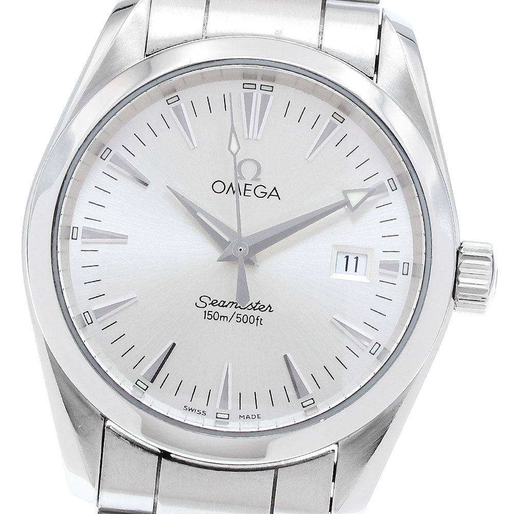 OMEGA Seamaster Aqua Terra 2518.30 Date Silver Dial Quartz Men's Watch_878338