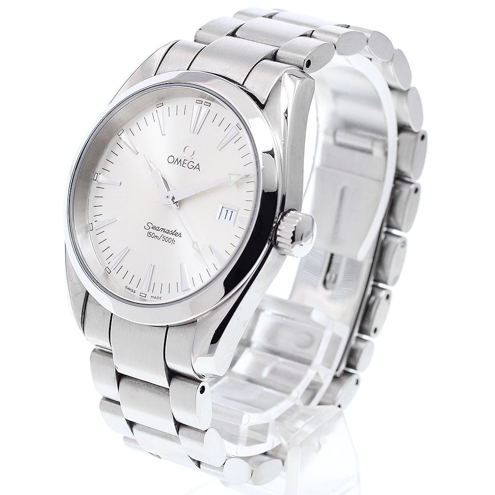 OMEGA Seamaster Aqua Terra 2518.30 Date Silver Dial Quartz Men's Watch_878338
