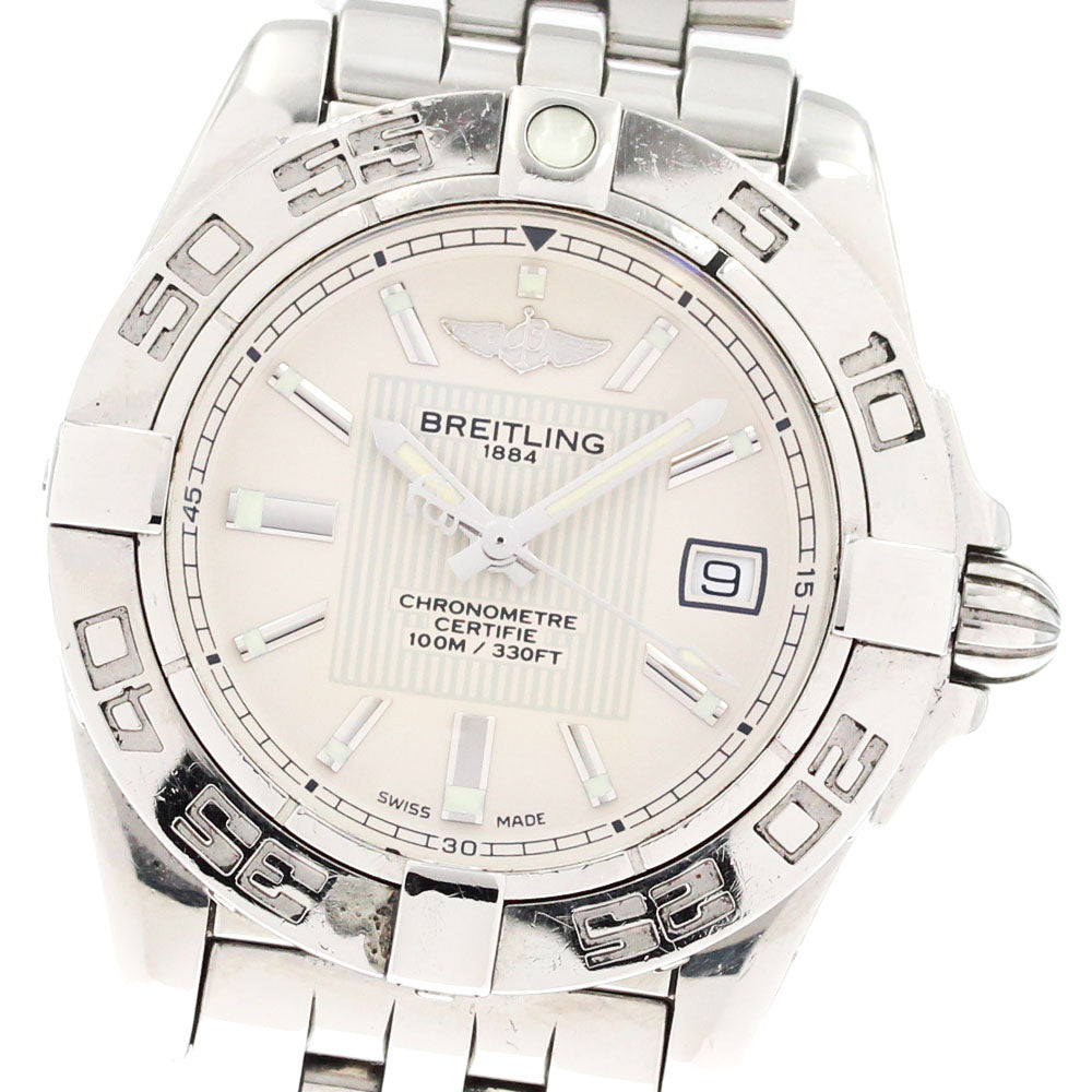 BREITLING Cockpit lady A71356 Date Silver Dial Quartz Ladies Watch_878340
