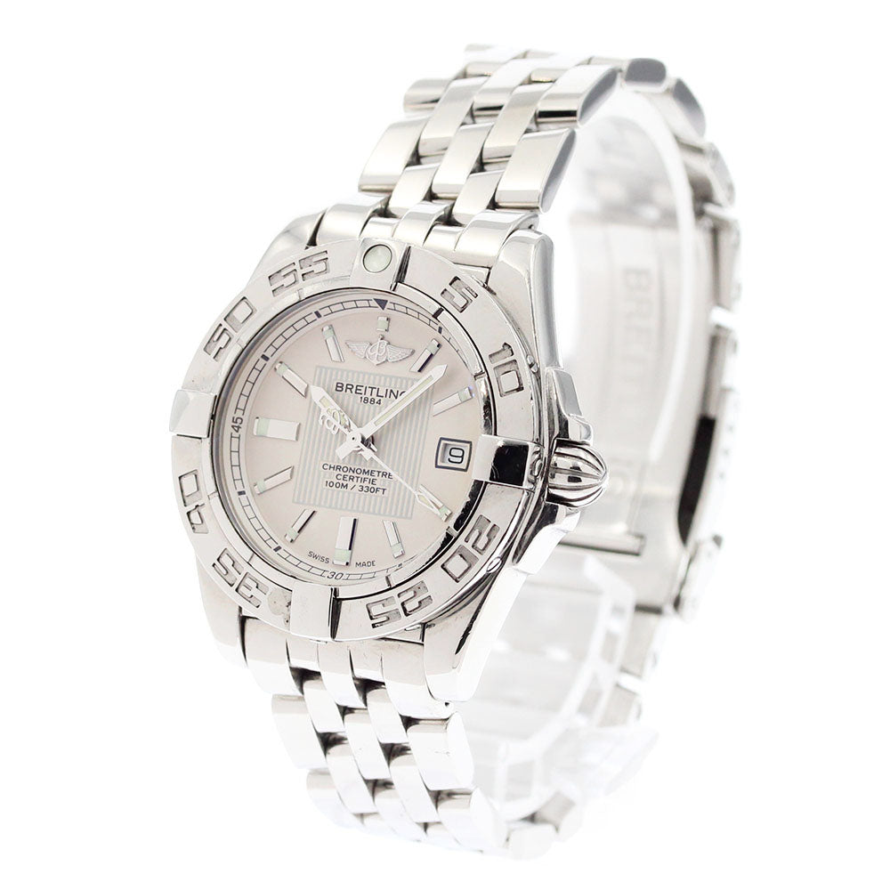 BREITLING Cockpit lady A71356 Date Silver Dial Quartz Ladies Watch_878340