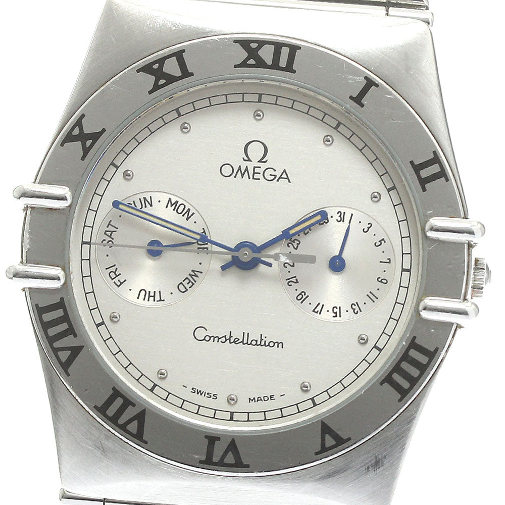 OMEGA Constellation Day date Silver Dial Quartz Men's Watch_878355
