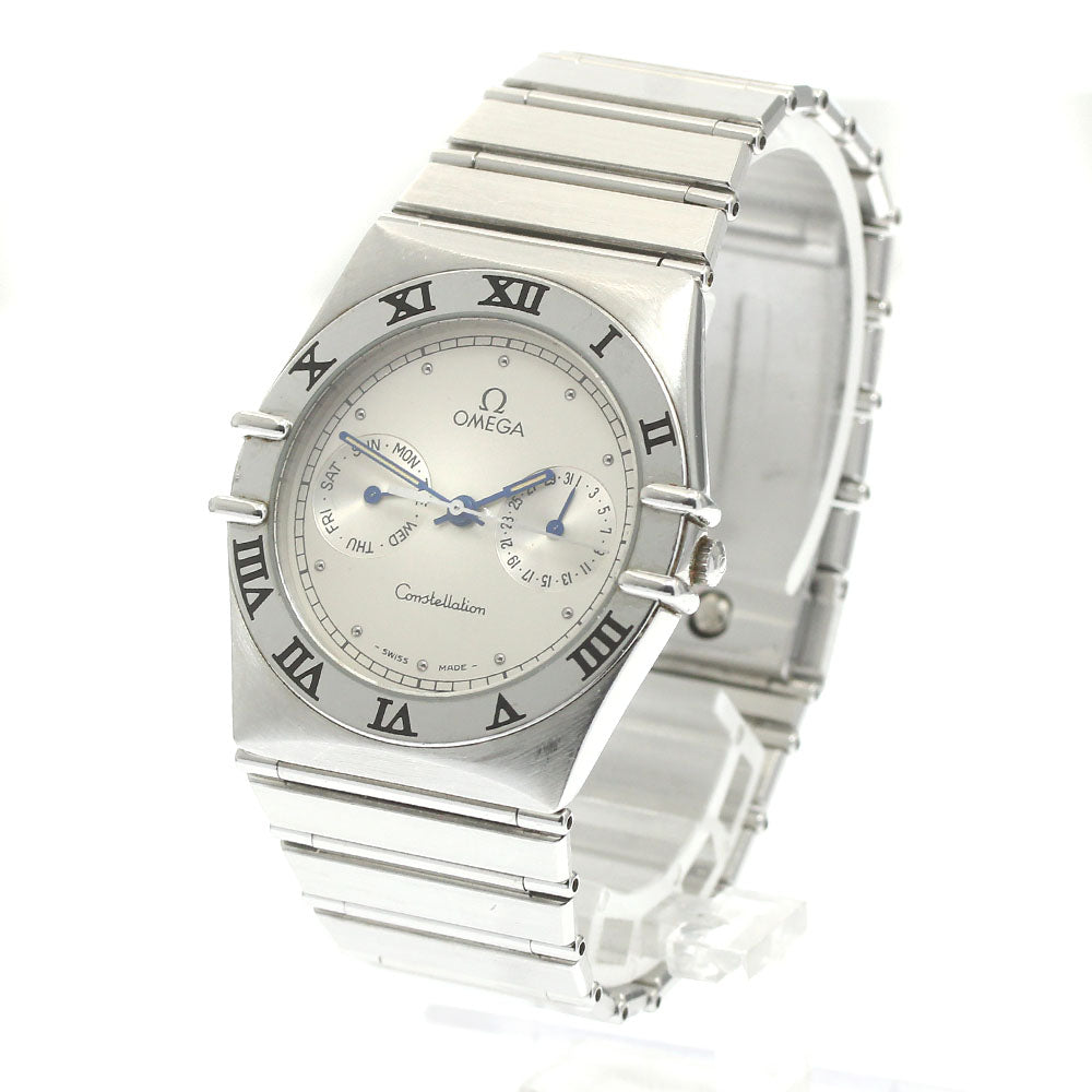 OMEGA Constellation Day date Silver Dial Quartz Men's Watch_878355