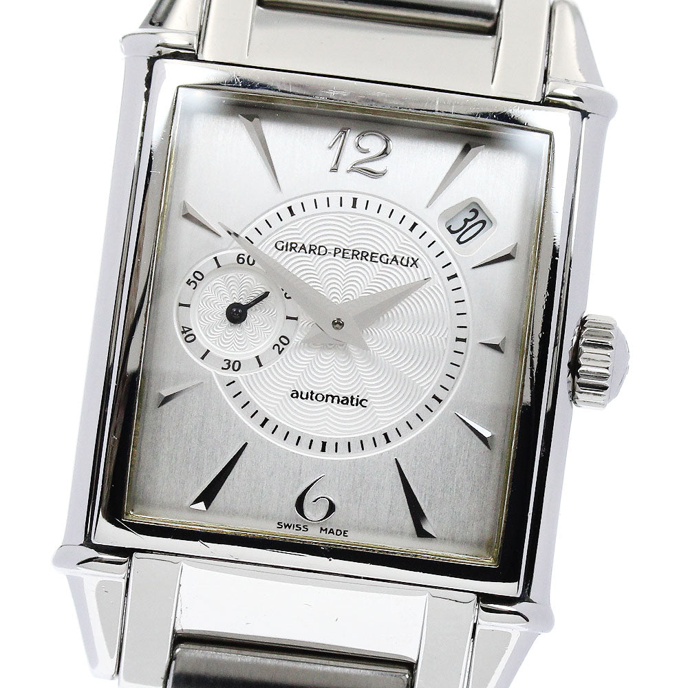 GIRARD PERREGAUX Vintage 1945 25932 Silver Dial Automatic Men's Watch_878356