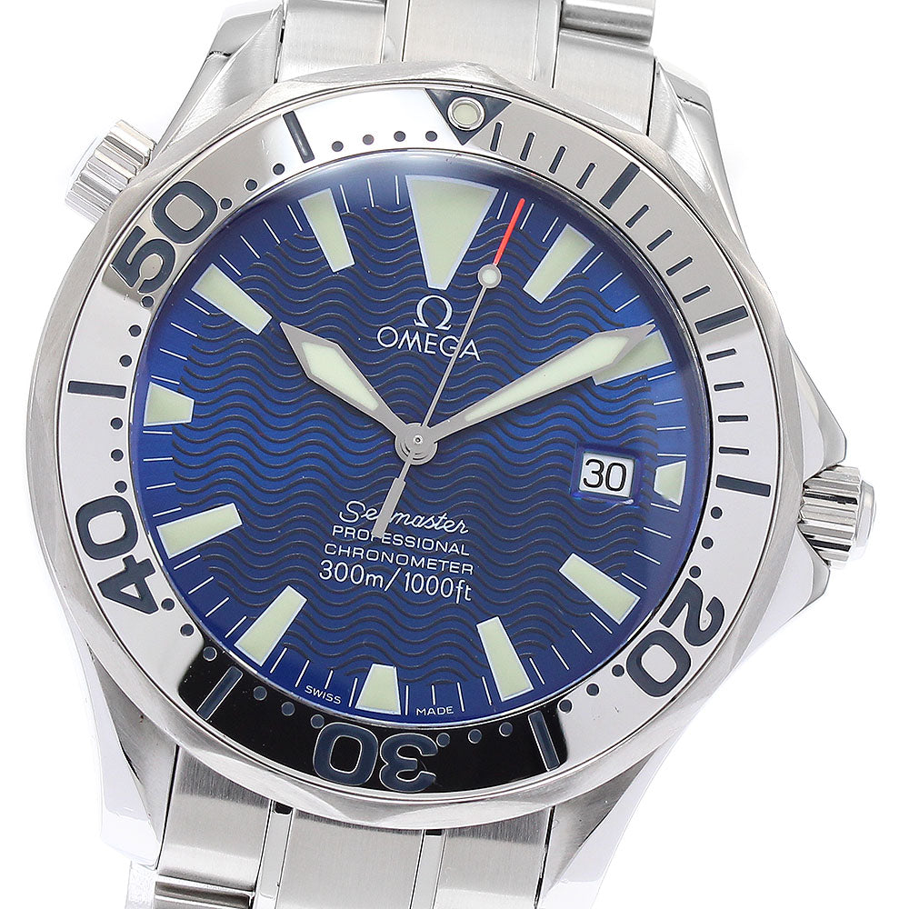 OMEGA Seamaster300 2255.80 Date blue Dial Automatic Men's Watch_878357