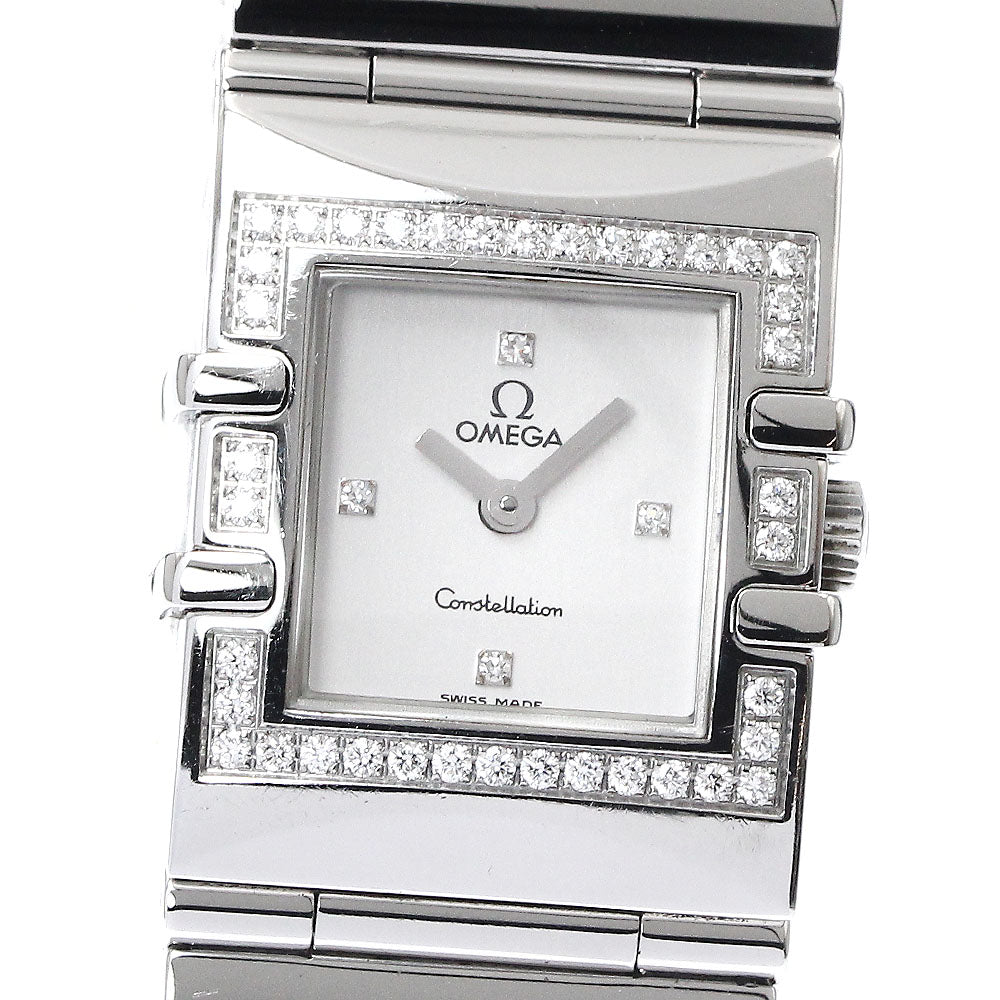 OMEGA Constellation Carre Quadra 1528.36 Diamond bezel Quartz Ladies_878382