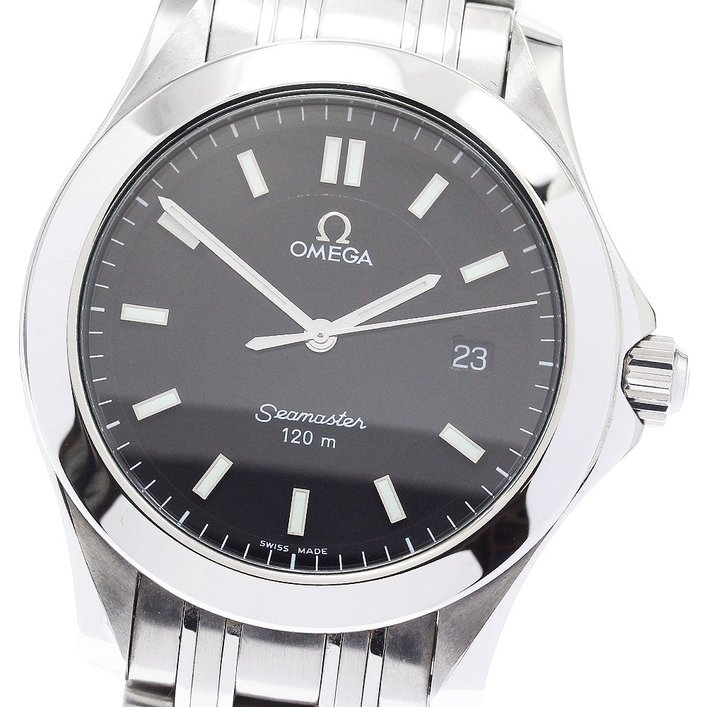 OMEGA Seamaster120 2511.52 Date Black Dial Quartz Men's Watch_878390