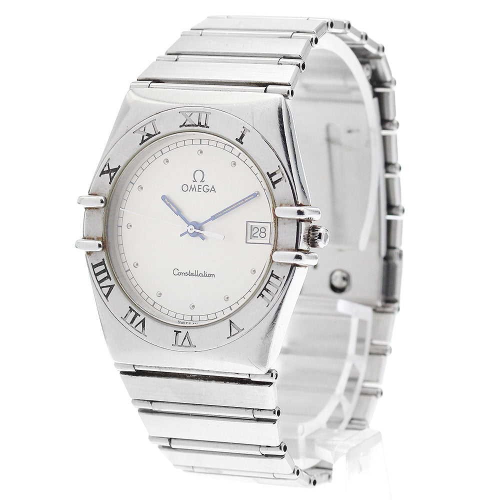 OMEGA Constellation Date Silver Dial Quartz Men's Watch_878396