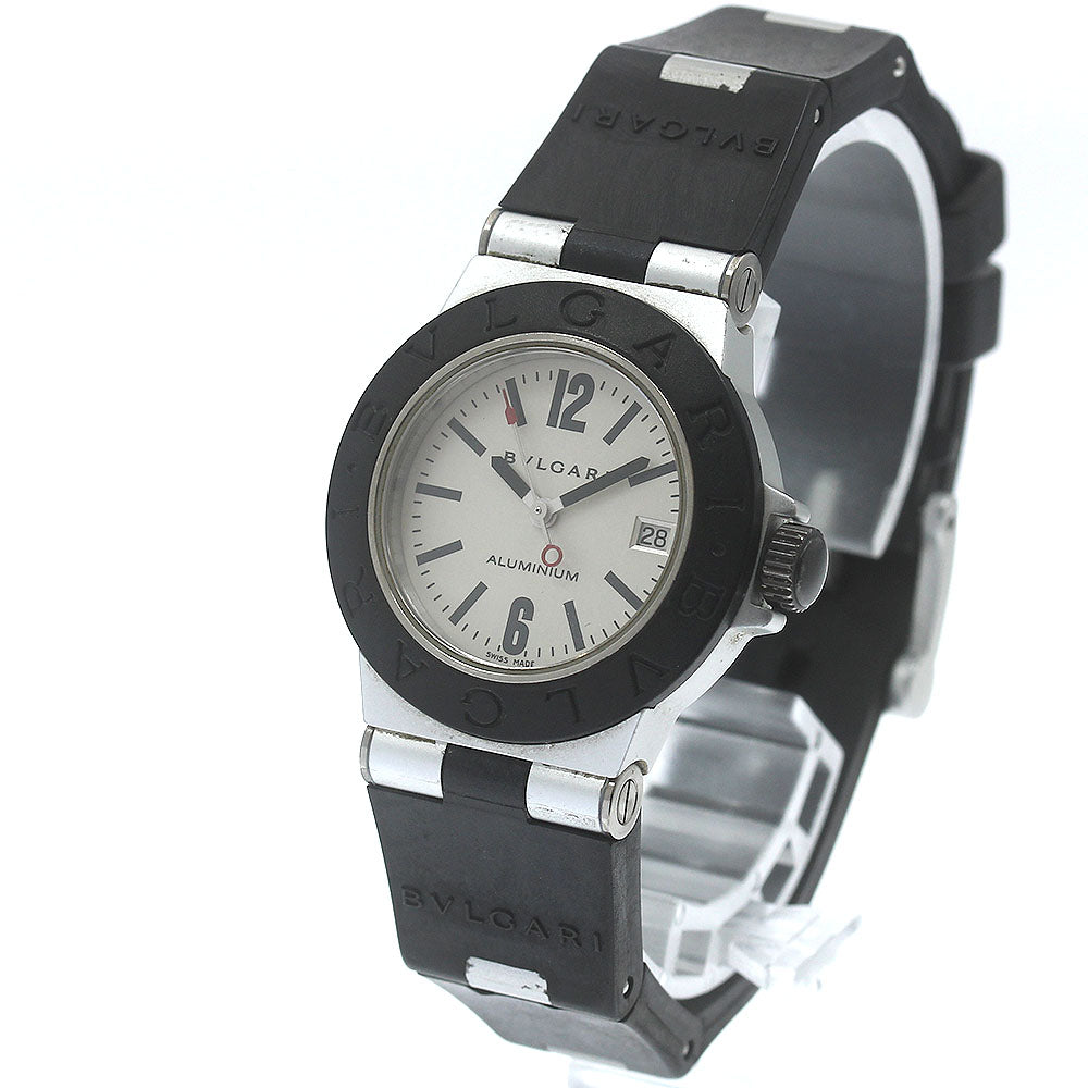 BVLGARI aluminum AL29TA Date black Dial Quartz Ladies Watch_878397