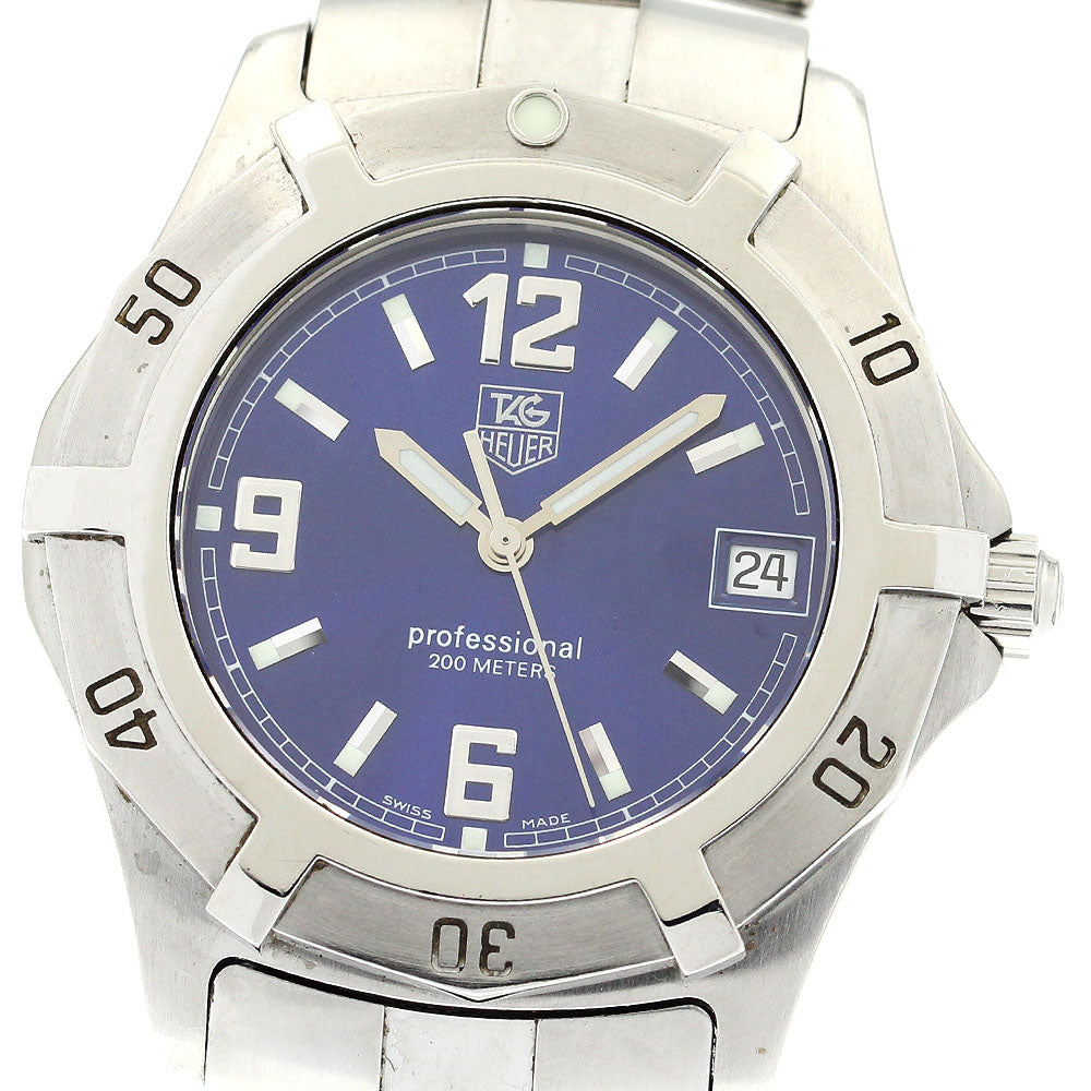 TAG HEUER Exclusive WN1112 Date blue Dial Quartz Men's Watch_878418