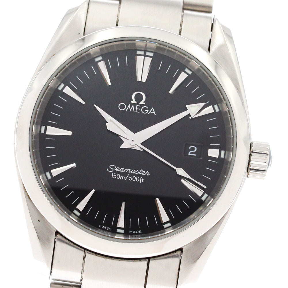 OMEGA Seamaster Aqua Terra 2518.50 Date black Dial Quartz Boy's Watch_878421